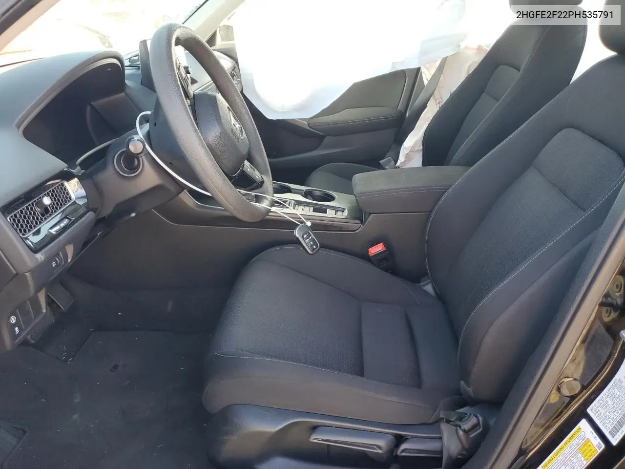 2HGFE2F22PH535791 2023 Honda Civic Lx