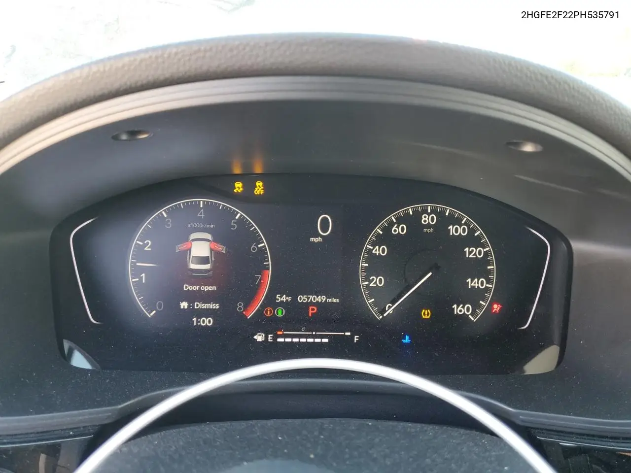 2HGFE2F22PH535791 2023 Honda Civic Lx