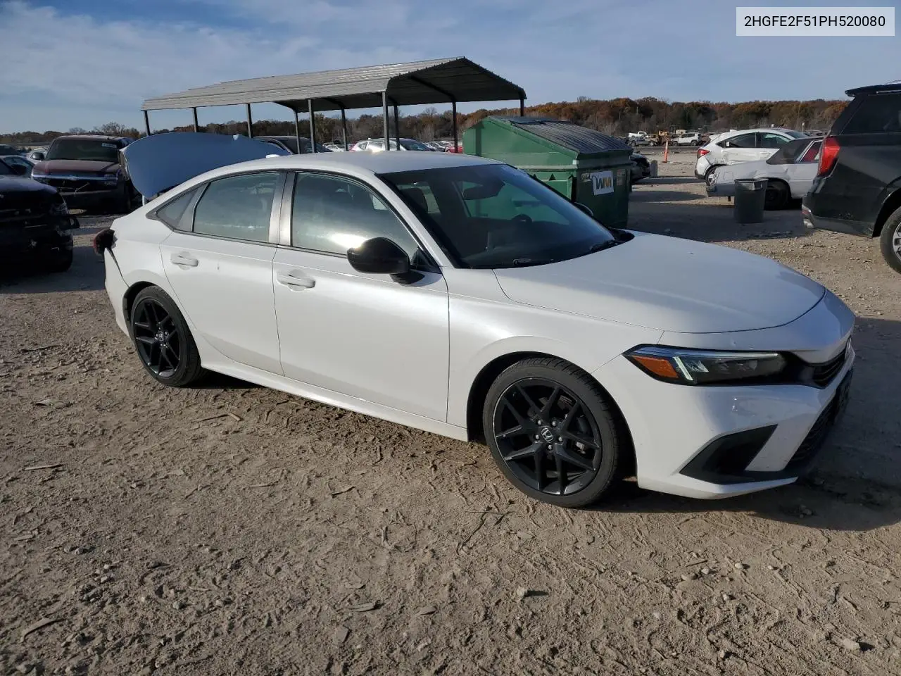 2HGFE2F51PH520080 2023 Honda Civic Sport