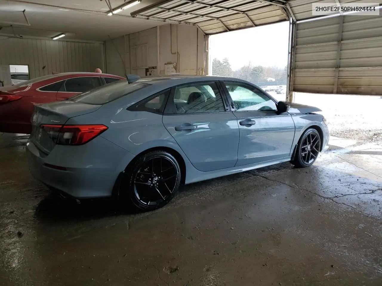 2HGFE2F50PH524444 2023 Honda Civic Sport