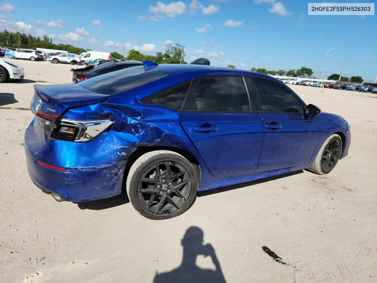 2HGFE2F53PH526303 2023 Honda Civic Sport