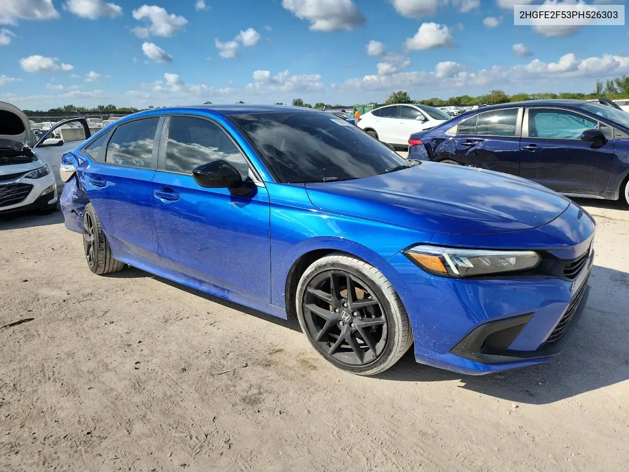 2HGFE2F53PH526303 2023 Honda Civic Sport