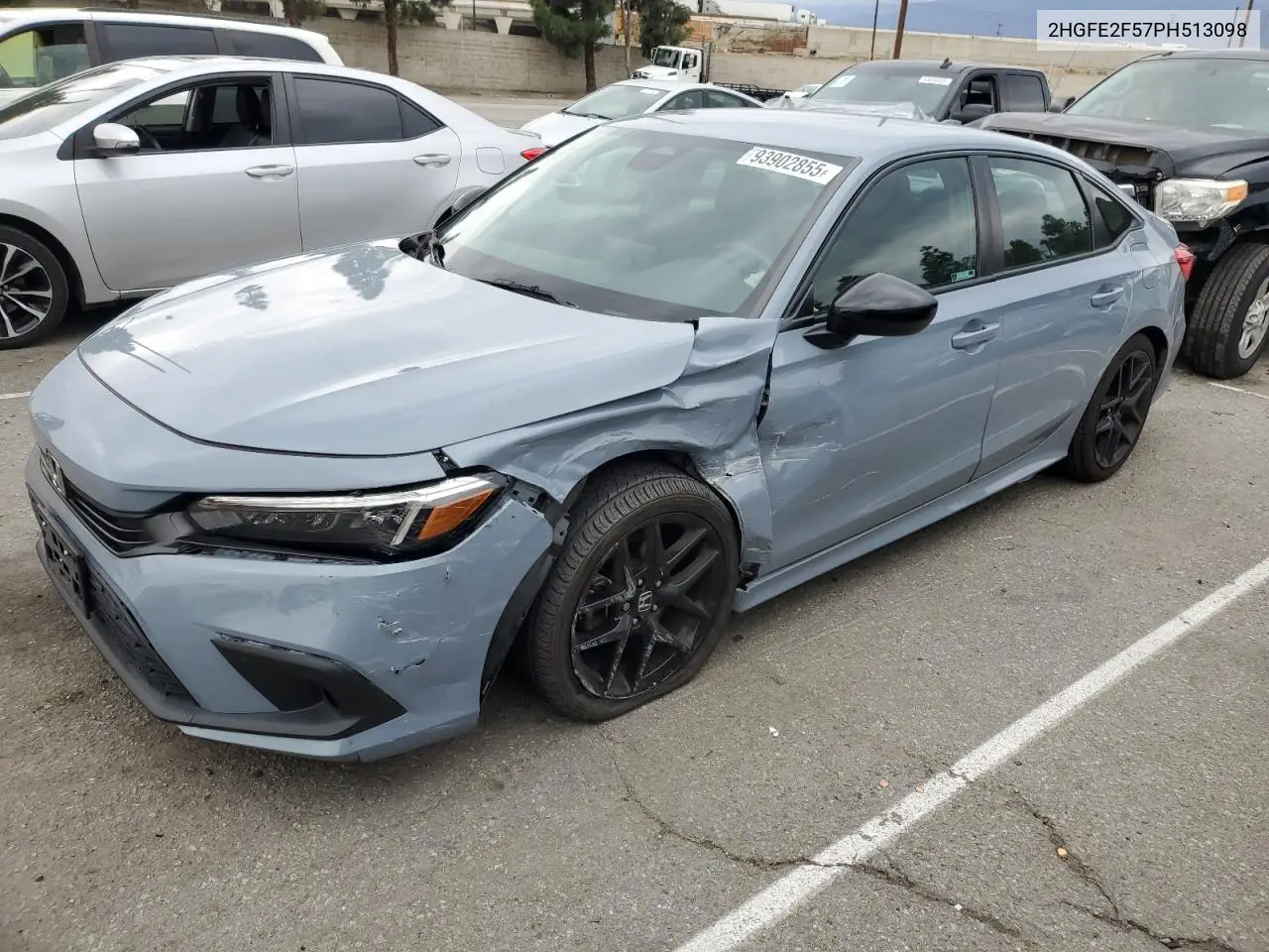 2HGFE2F57PH513098 2023 Honda Civic Sport