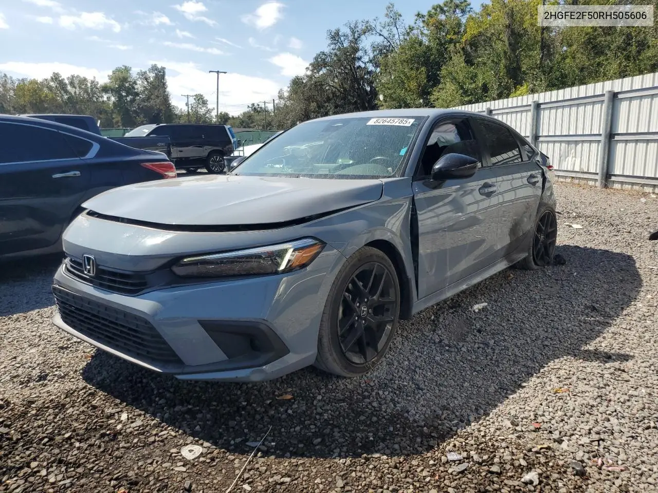 2HGFE2F50RH505606 2024 Honda Civic Sport