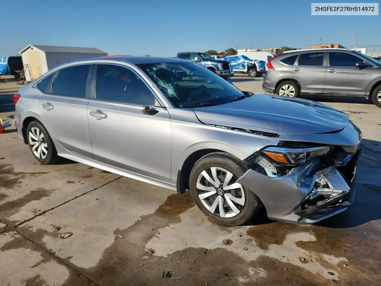2HGFE2F27RH514972 2024 Honda Civic Lx