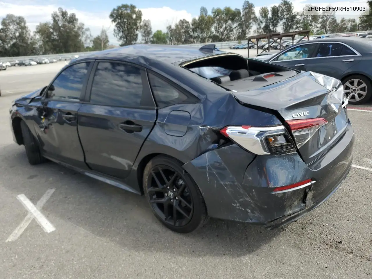 2HGFE2F59RH510903 2024 Honda Civic Sport