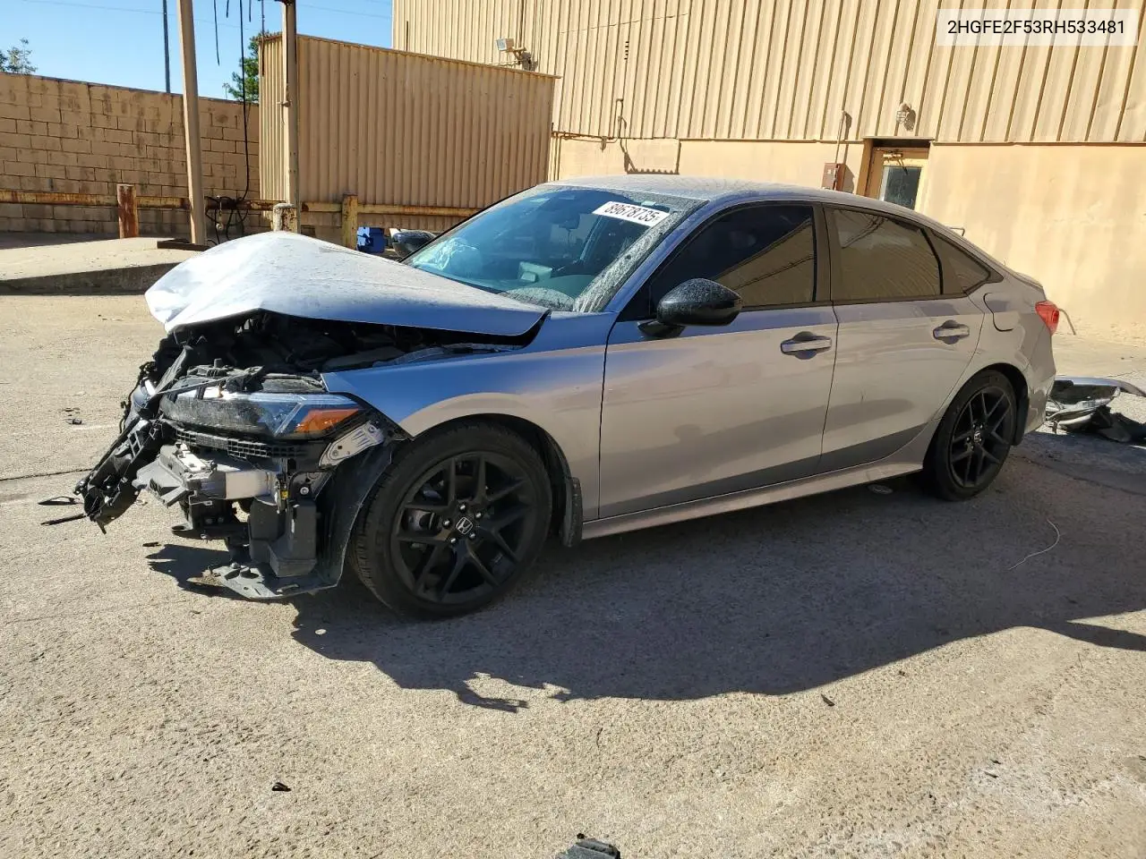 2HGFE2F53RH533481 2024 Honda Civic Sport