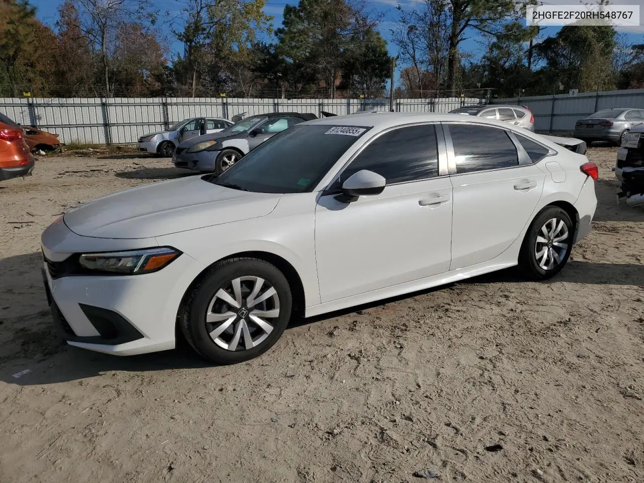 2HGFE2F20RH548767 2024 Honda Civic Lx