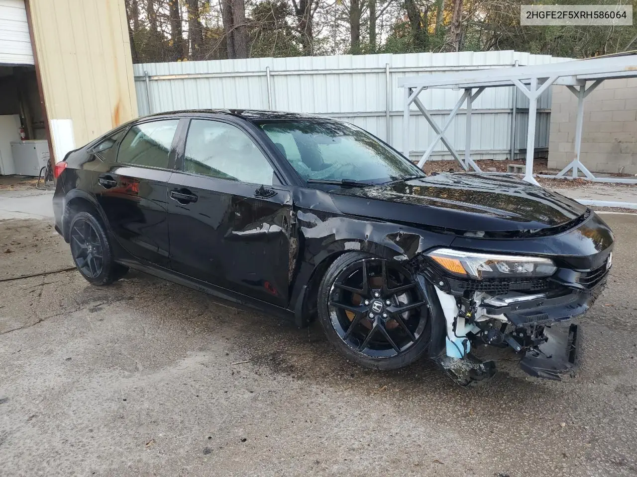 2HGFE2F5XRH586064 2024 Honda Civic Sport