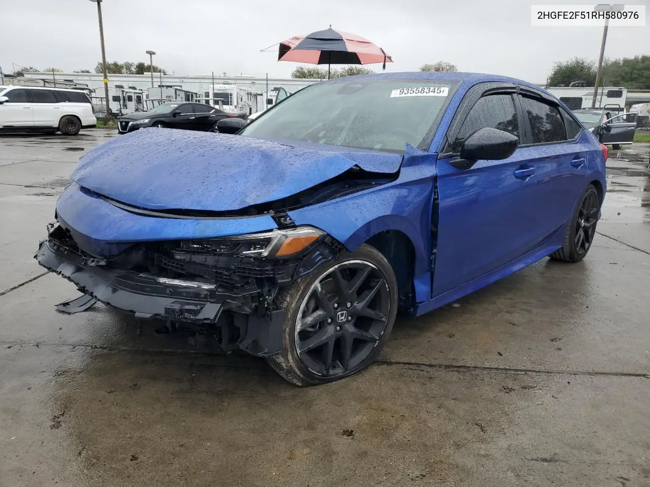 2HGFE2F51RH580976 2024 Honda Civic Sport