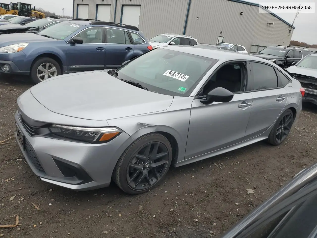 2HGFE2F59RH542055 2024 Honda Civic Sport