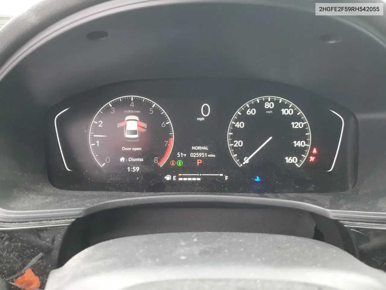 2HGFE2F59RH542055 2024 Honda Civic Sport