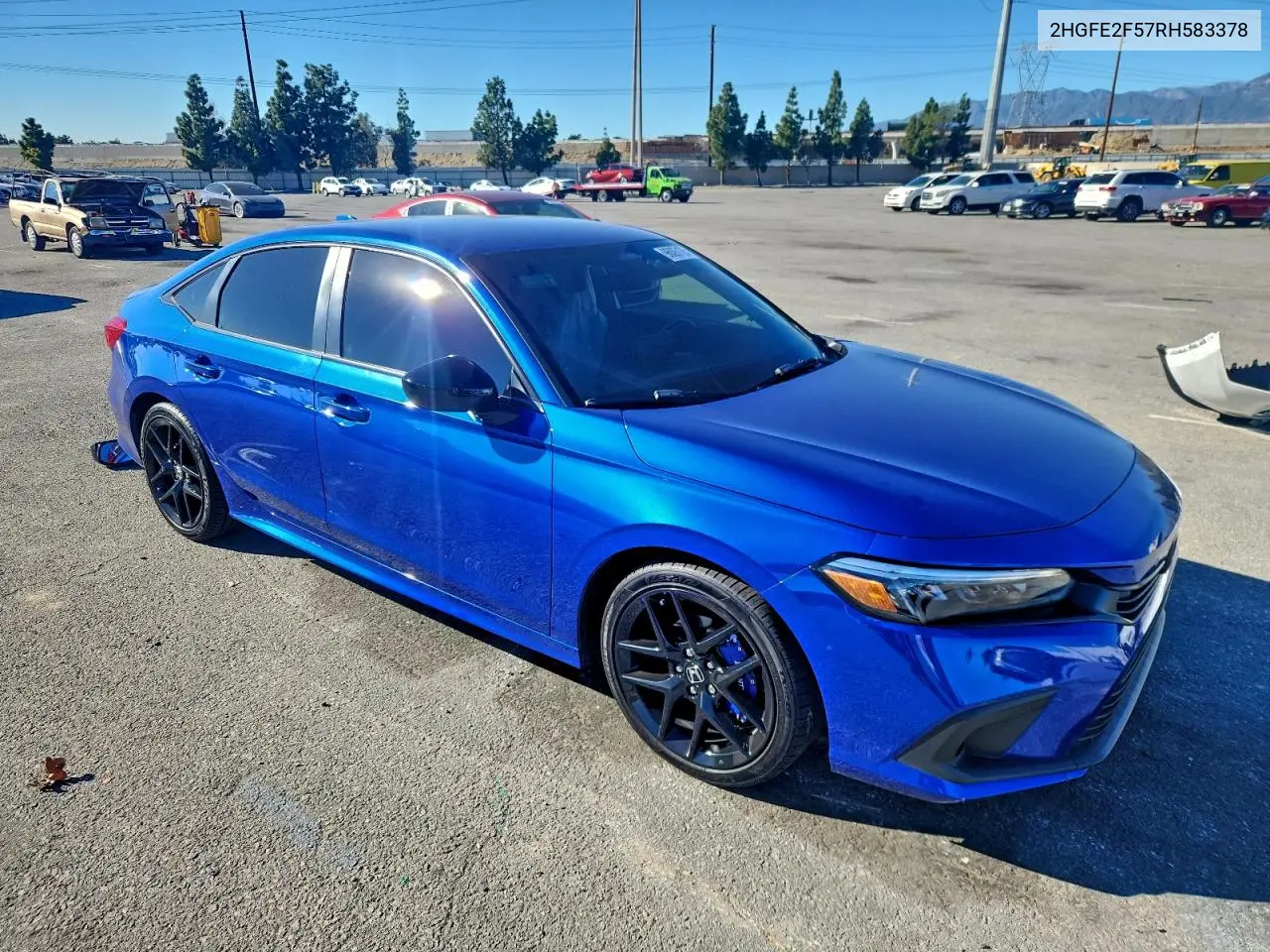 2HGFE2F57RH583378 2024 Honda Civic Sport