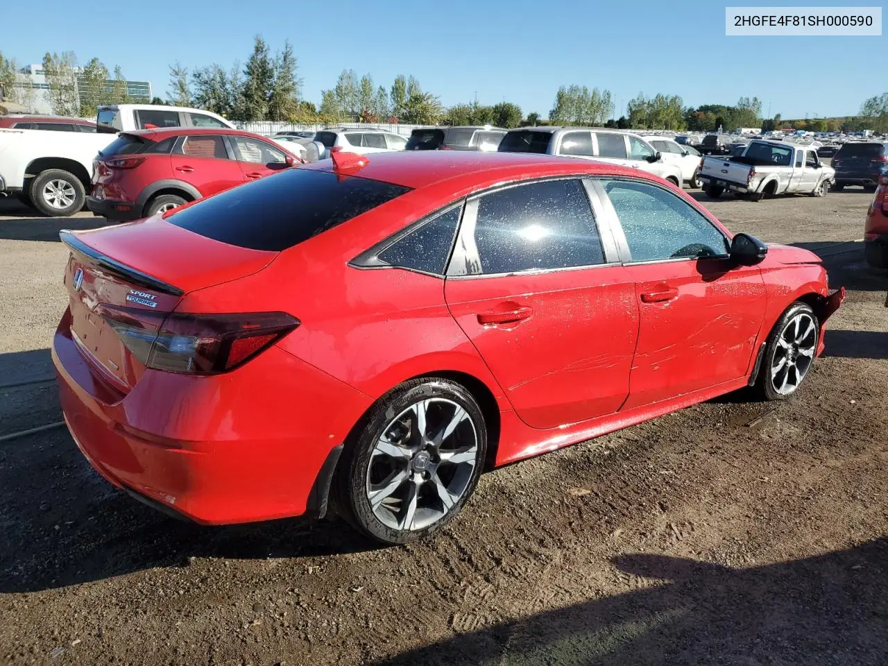 2HGFE4F81SH000590 2025 Honda Civic Sport