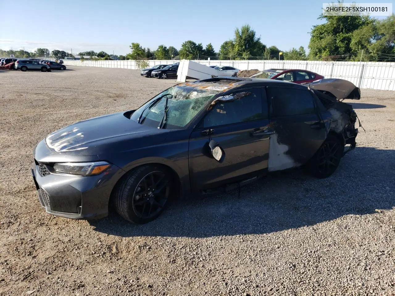 2HGFE2F5XSH100181 2025 Honda Civic Sport