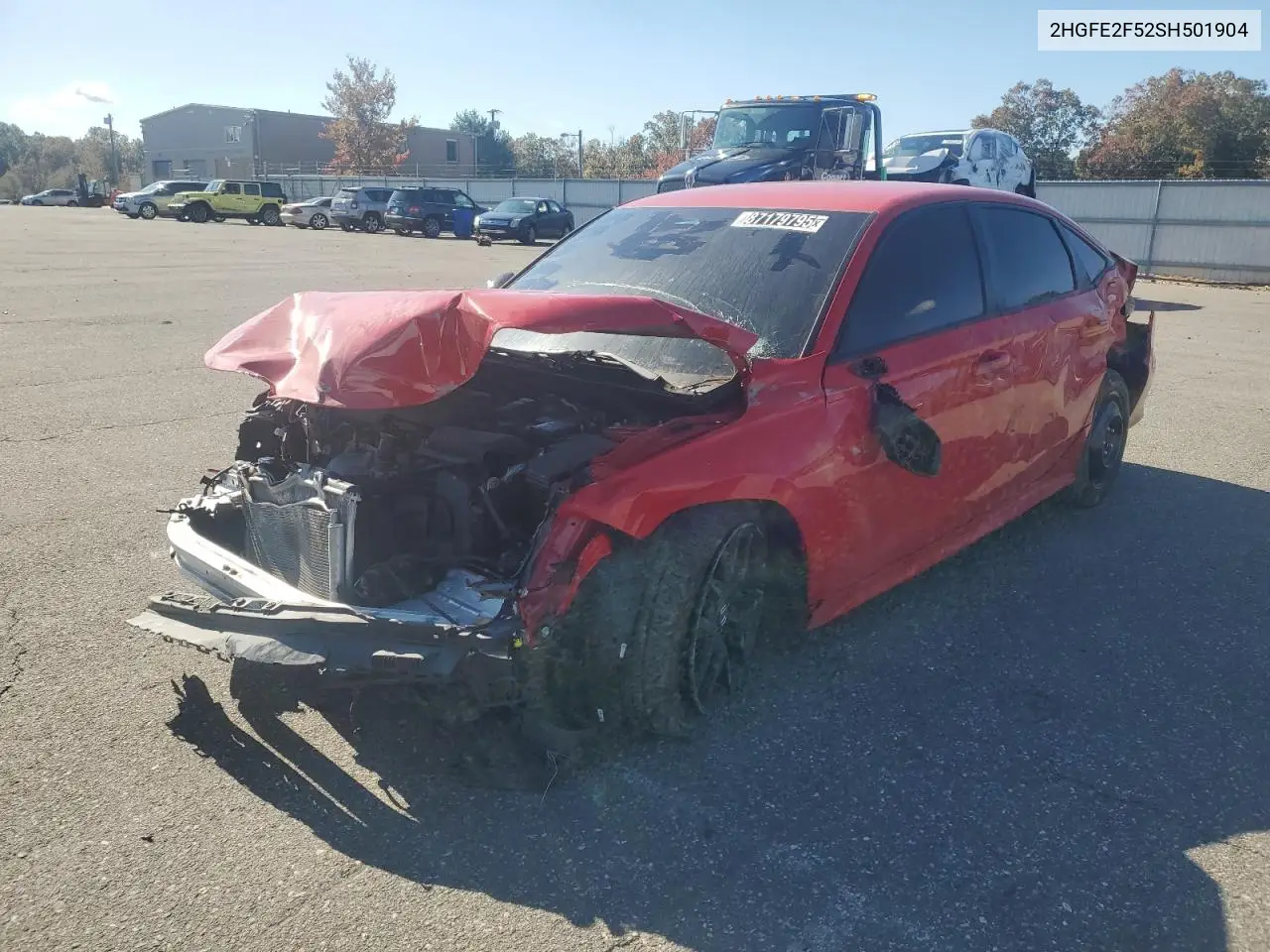2HGFE2F52SH501904 2025 Honda Civic Sport