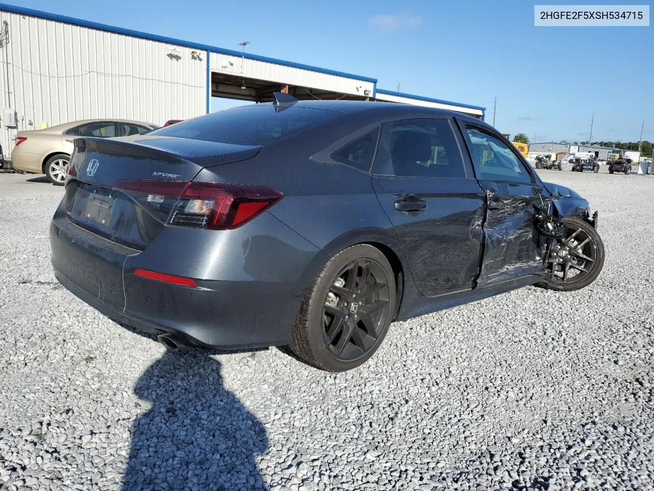 2HGFE2F5XSH534715 2025 Honda Civic Sport