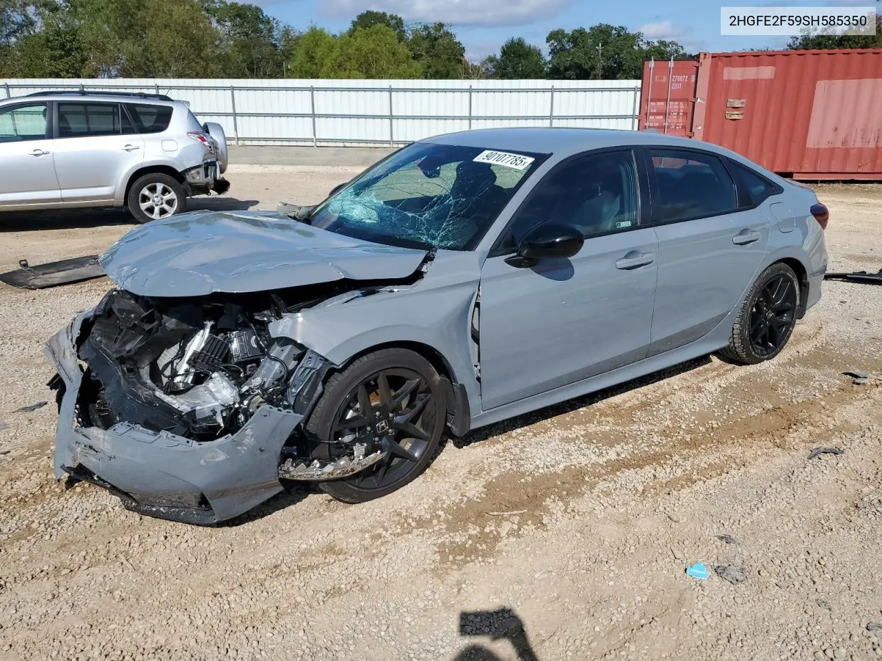 2HGFE2F59SH585350 2025 Honda Civic Sport