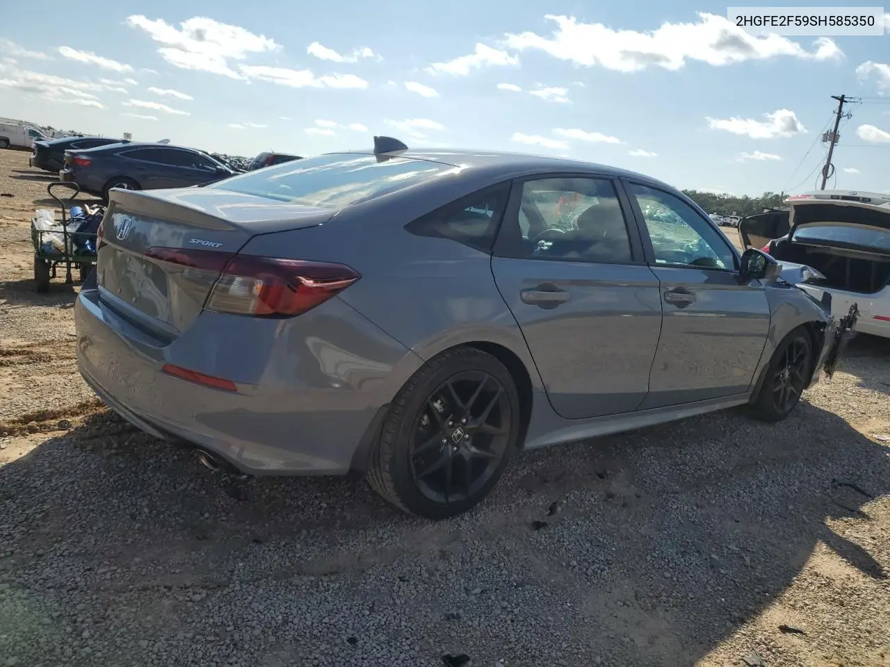 2HGFE2F59SH585350 2025 Honda Civic Sport