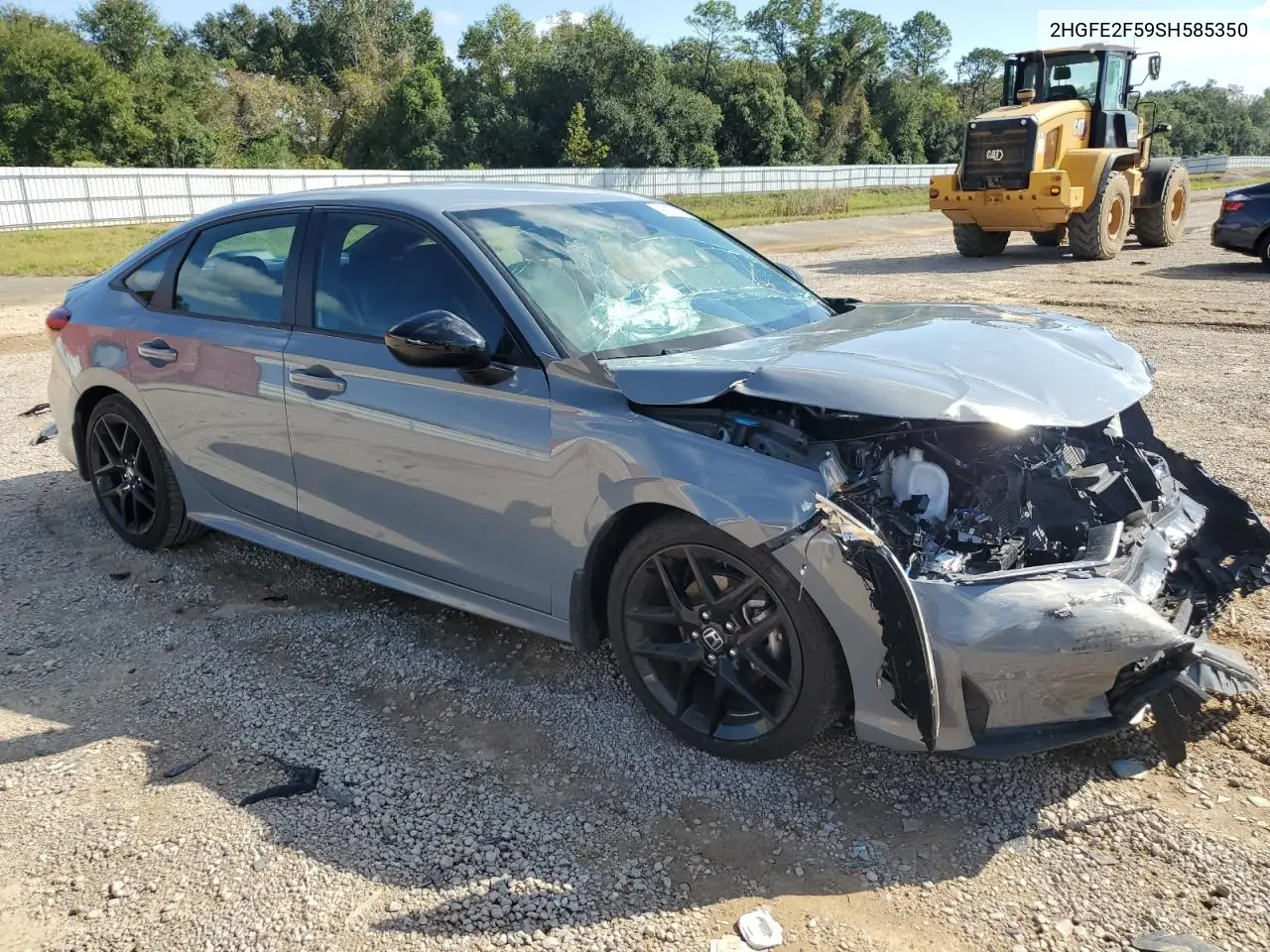 2HGFE2F59SH585350 2025 Honda Civic Sport