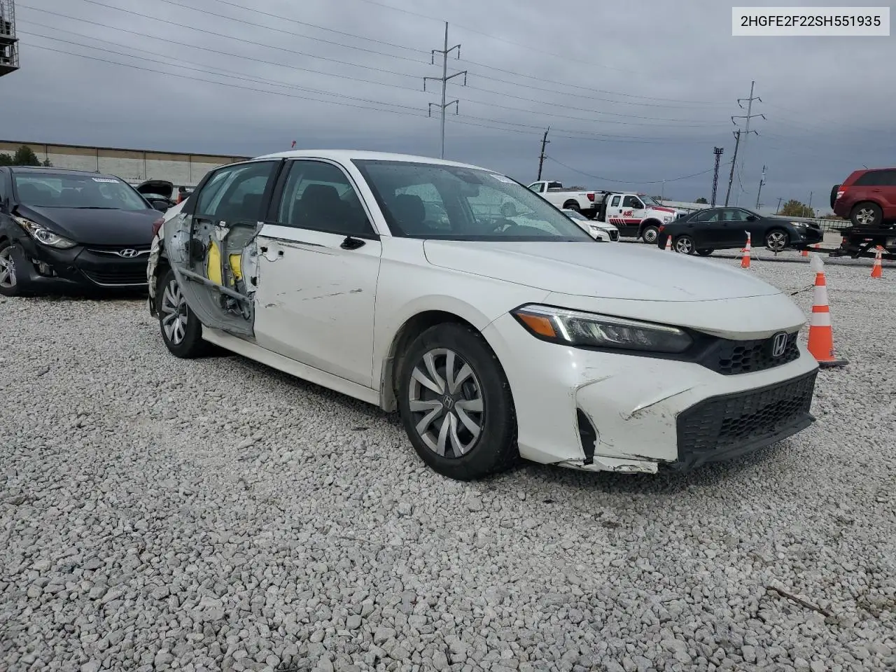 2HGFE2F22SH551935 2025 Honda Civic Lx