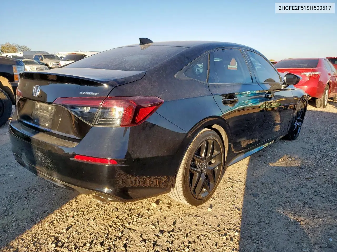 2HGFE2F51SH500517 2025 Honda Civic Sport