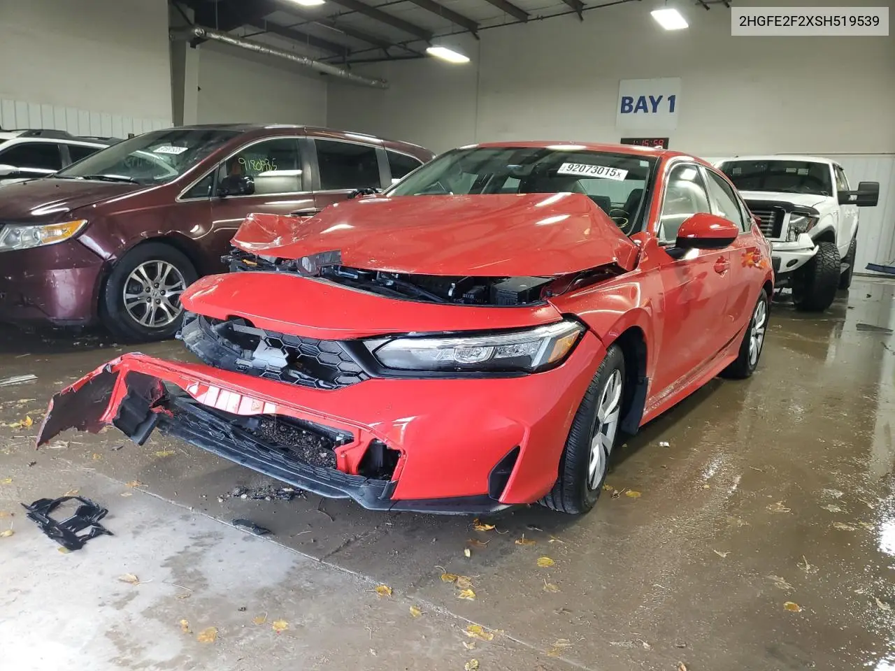 2HGFE2F2XSH519539 2025 Honda Civic Lx