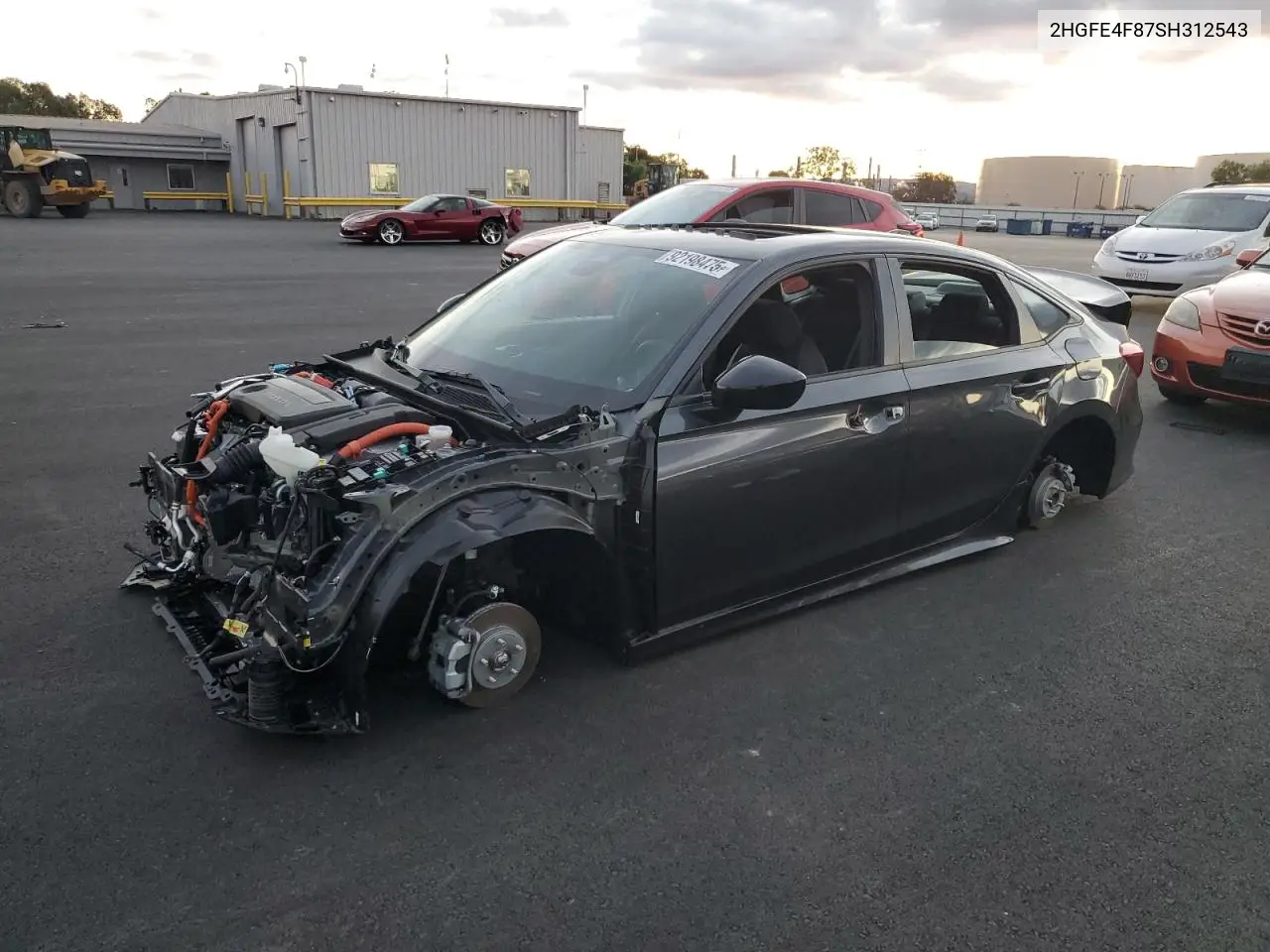 2HGFE4F87SH312543 2025 Honda Civic Sport