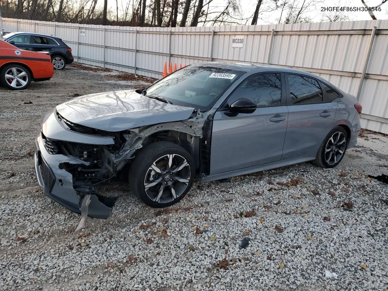 2HGFE4F86SH304546 2025 Honda Civic Sport