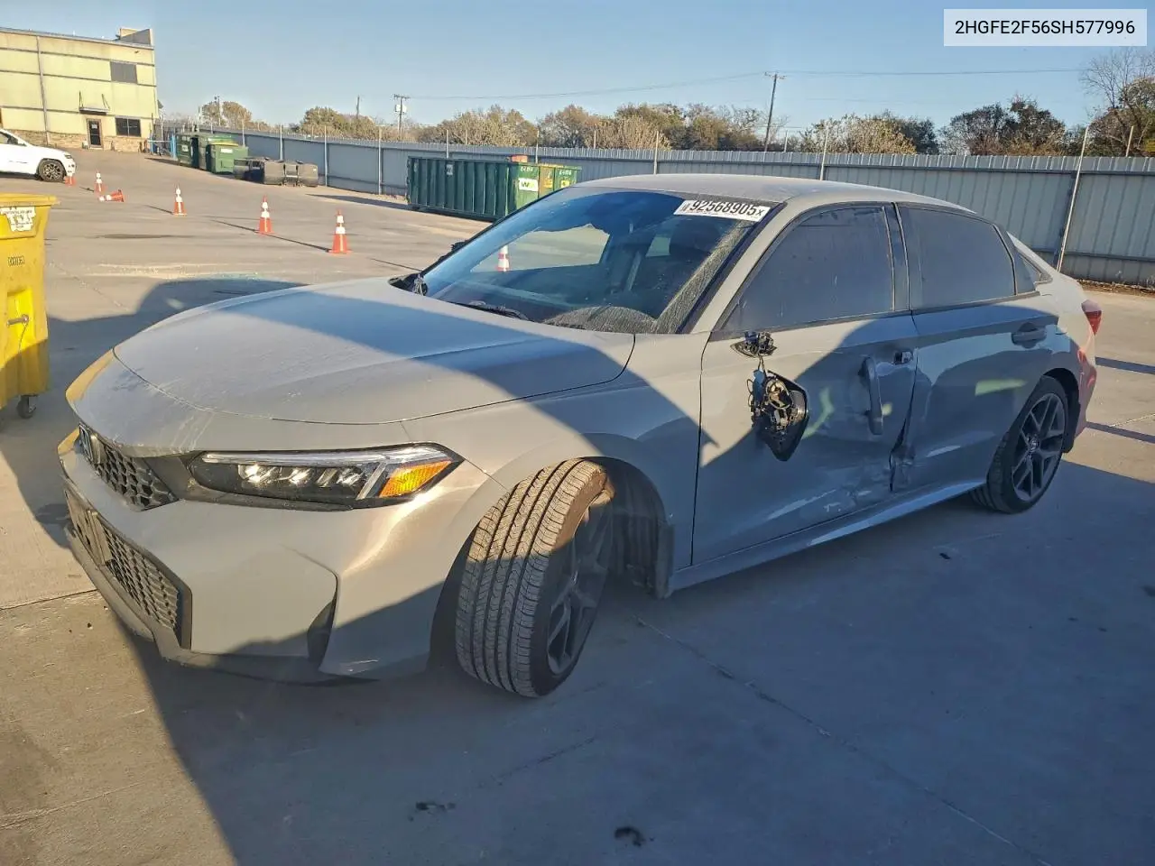 2HGFE2F56SH577996 2025 Honda Civic Sport