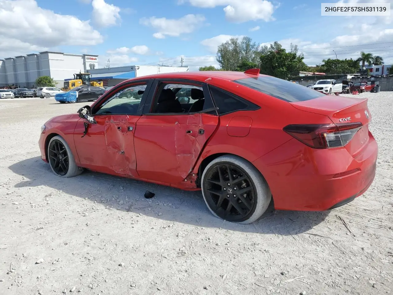 2HGFE2F57SH531139 2025 Honda Civic Sport