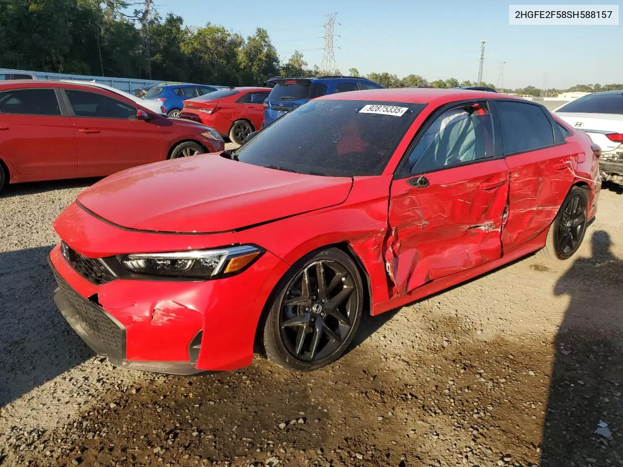 2HGFE2F58SH588157 2025 Honda Civic Sport