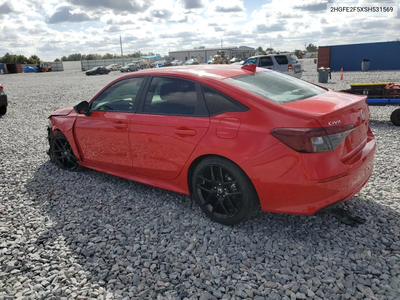 2HGFE2F5XSH531569 2025 Honda Civic Sport