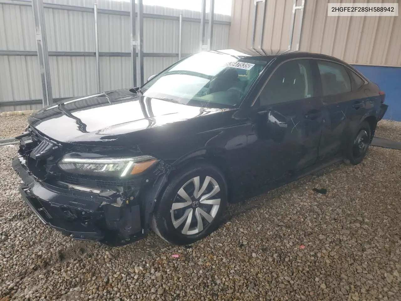 2HGFE2F28SH588942 2025 Honda Civic Lx