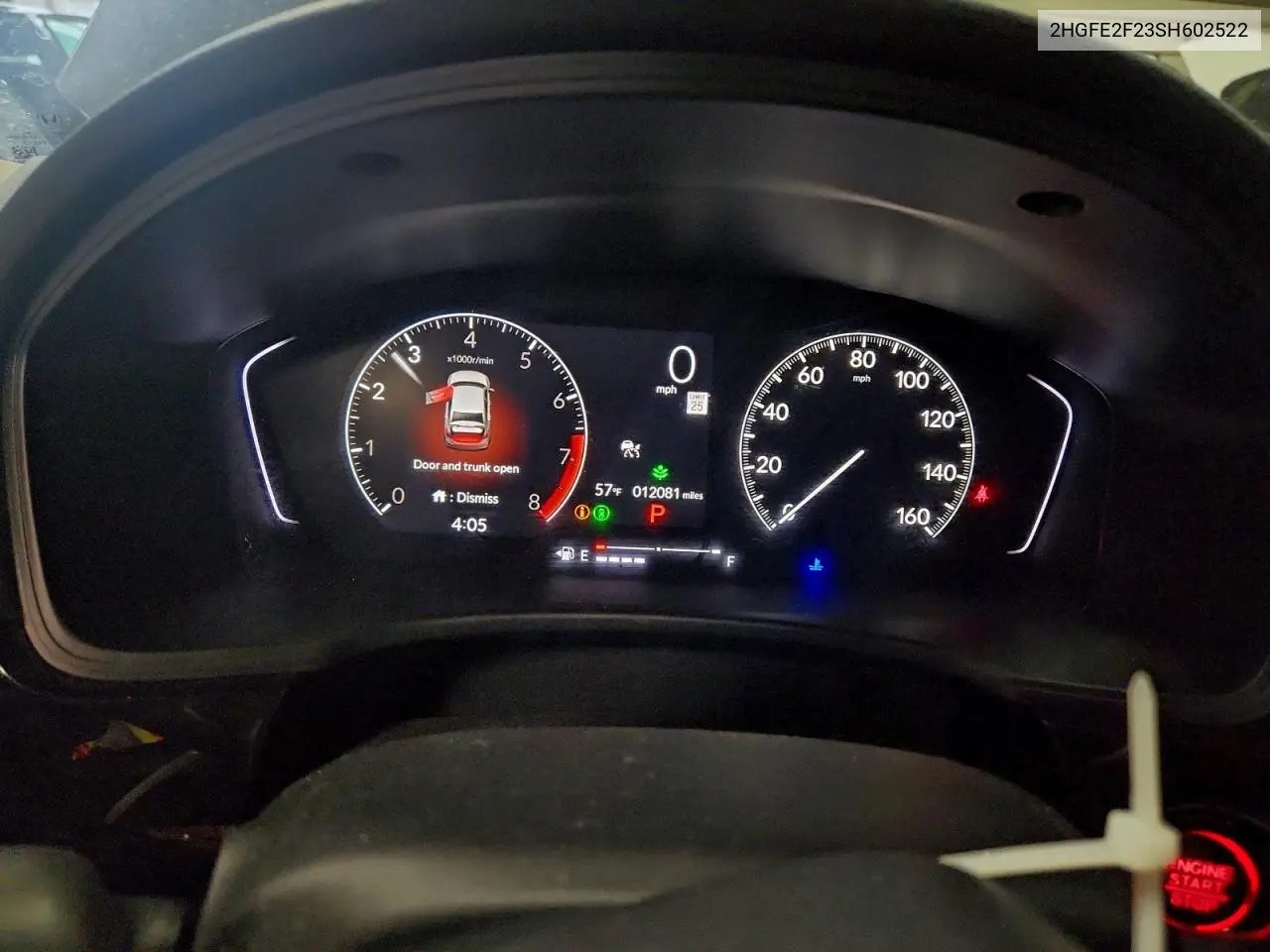 2HGFE2F23SH602522 2025 Honda Civic Lx
