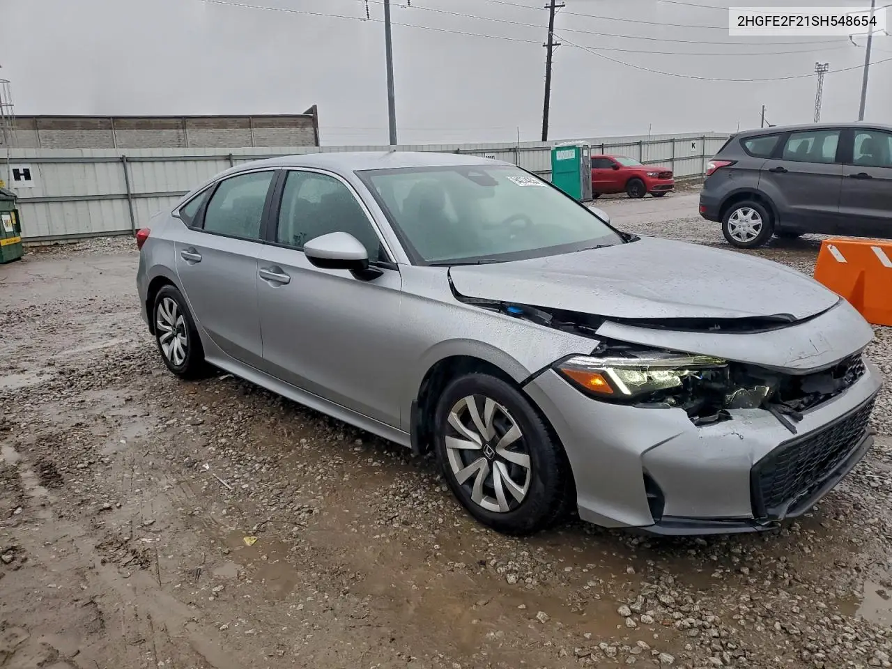 2HGFE2F21SH548654 2025 Honda Civic Lx