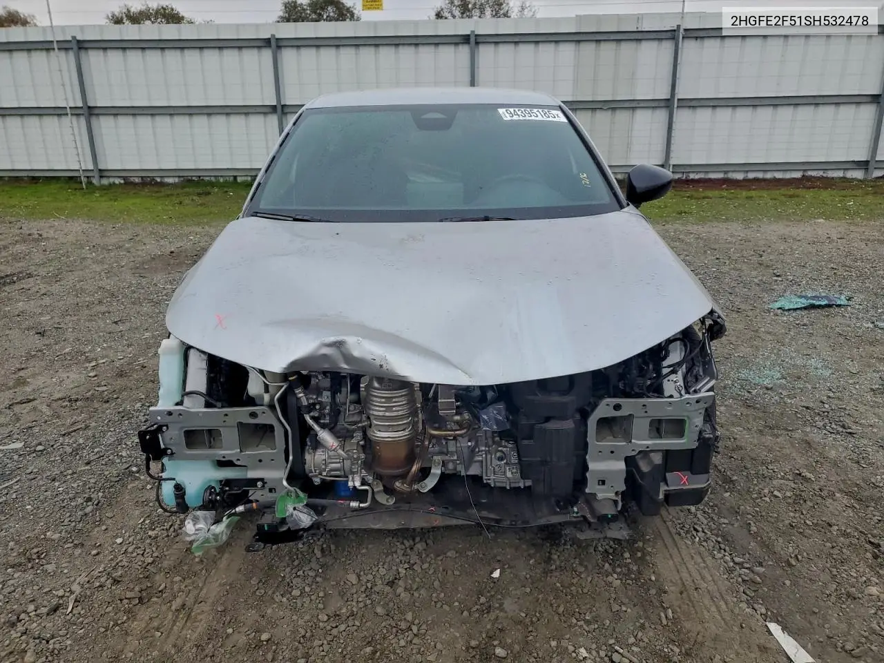 2HGFE2F51SH532478 2025 Honda Civic Sport