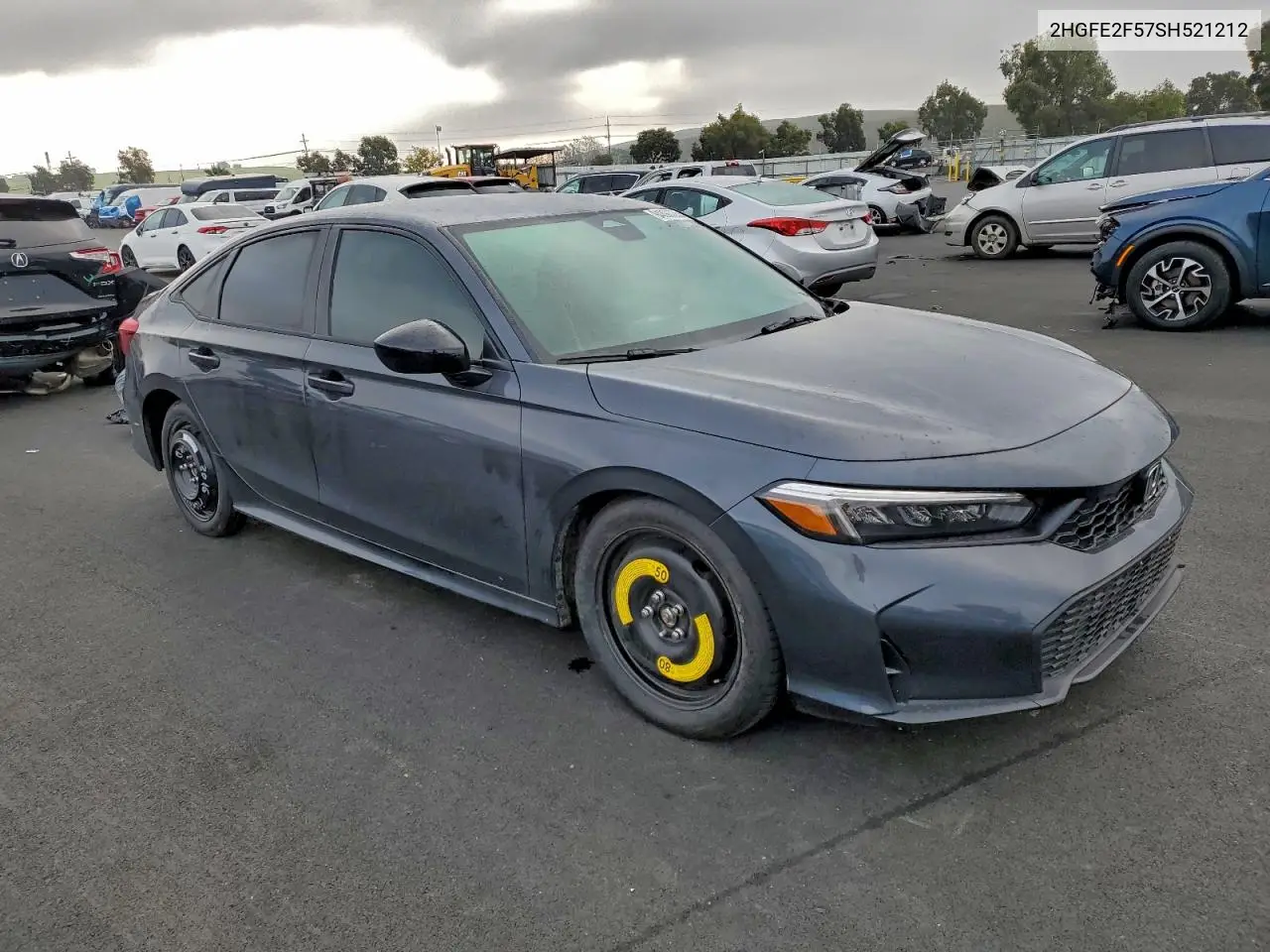 2HGFE2F57SH521212 2025 Honda Civic Sport