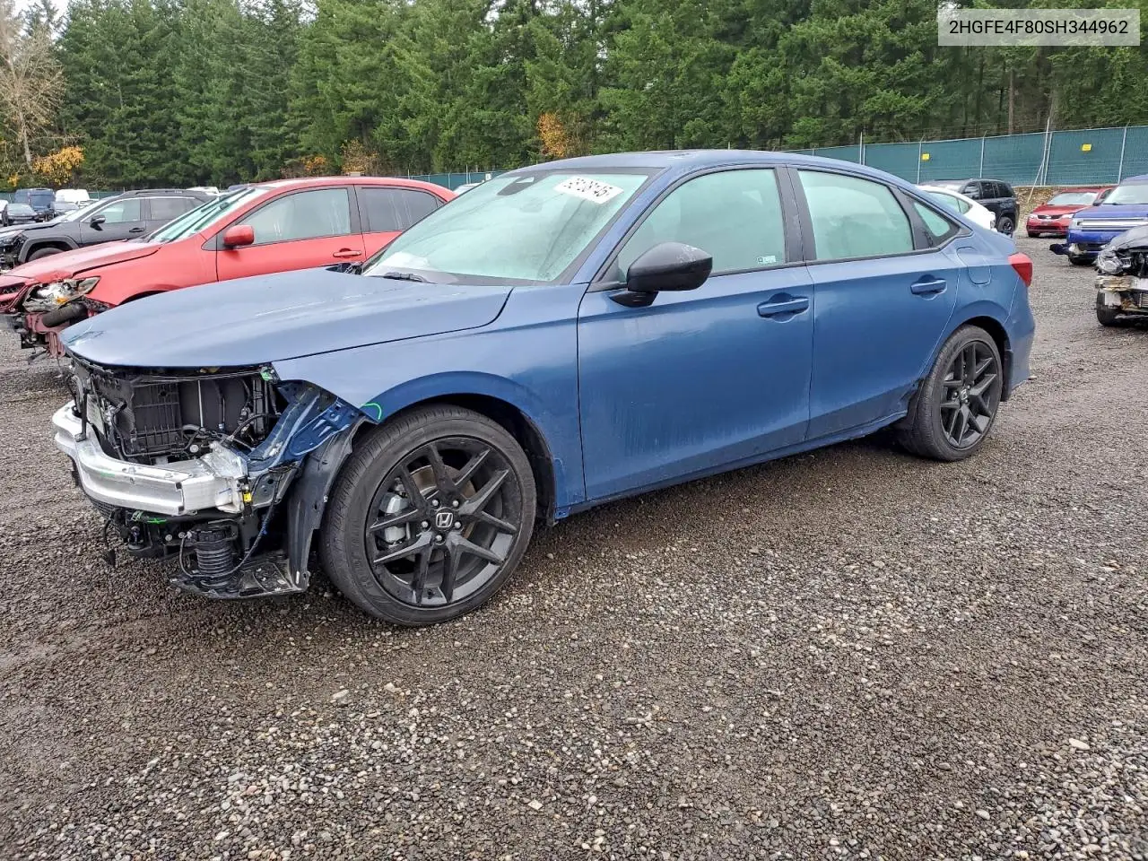 2HGFE4F80SH344962 2025 Honda Civic Sport