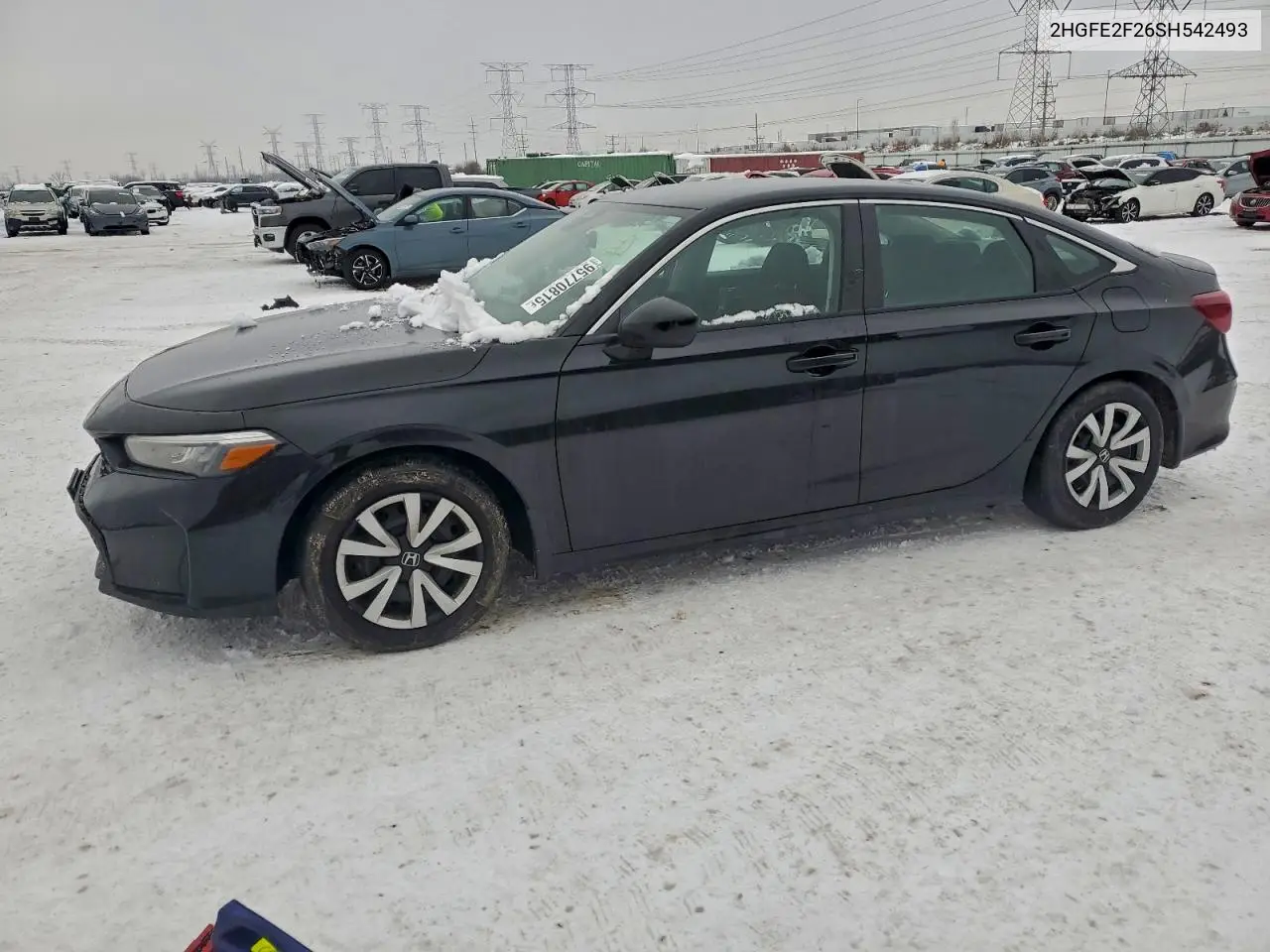 2HGFE2F26SH542493 2025 Honda Civic Lx