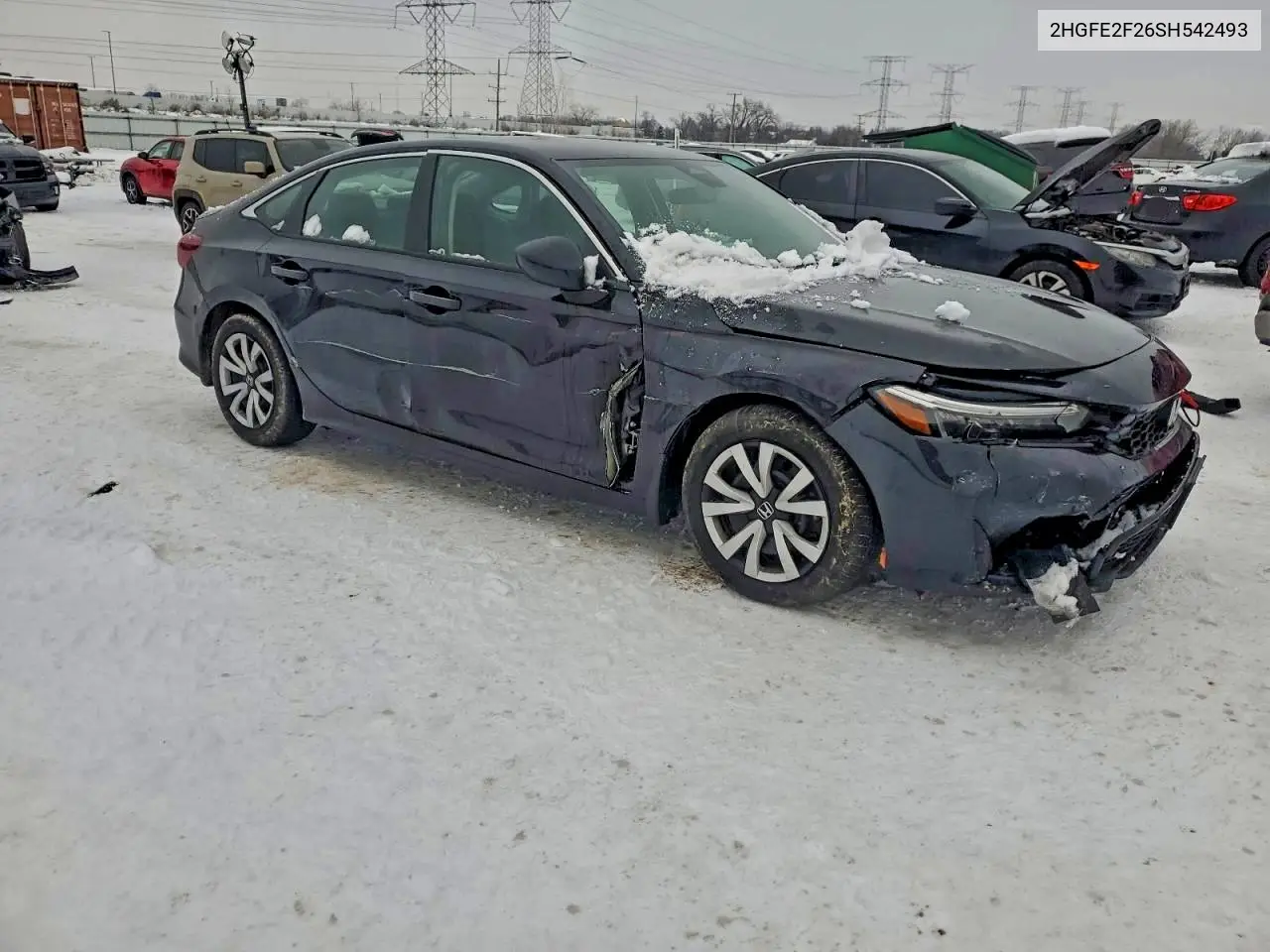 2HGFE2F26SH542493 2025 Honda Civic Lx