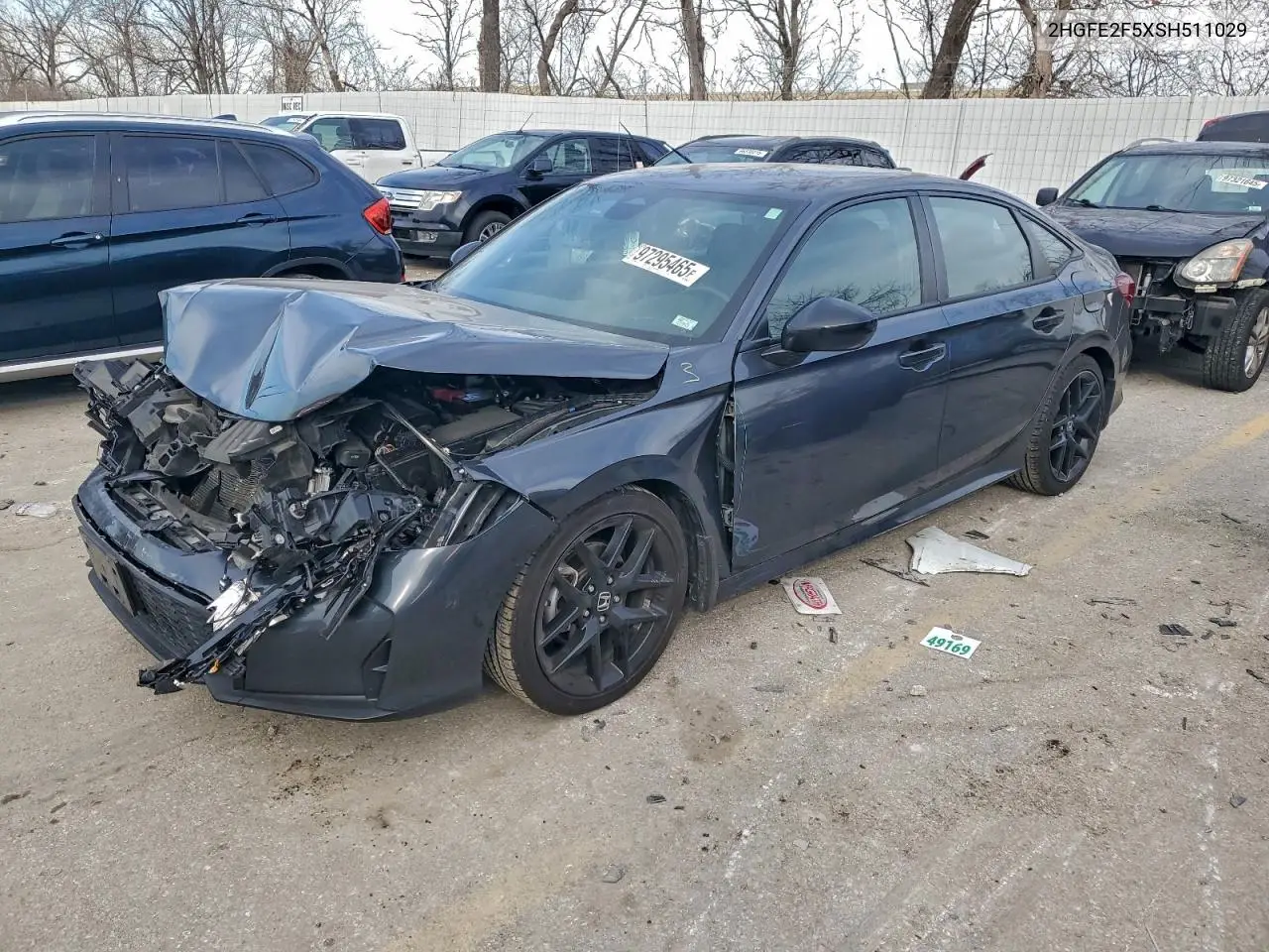 2HGFE2F5XSH511029 2025 Honda Civic Sport