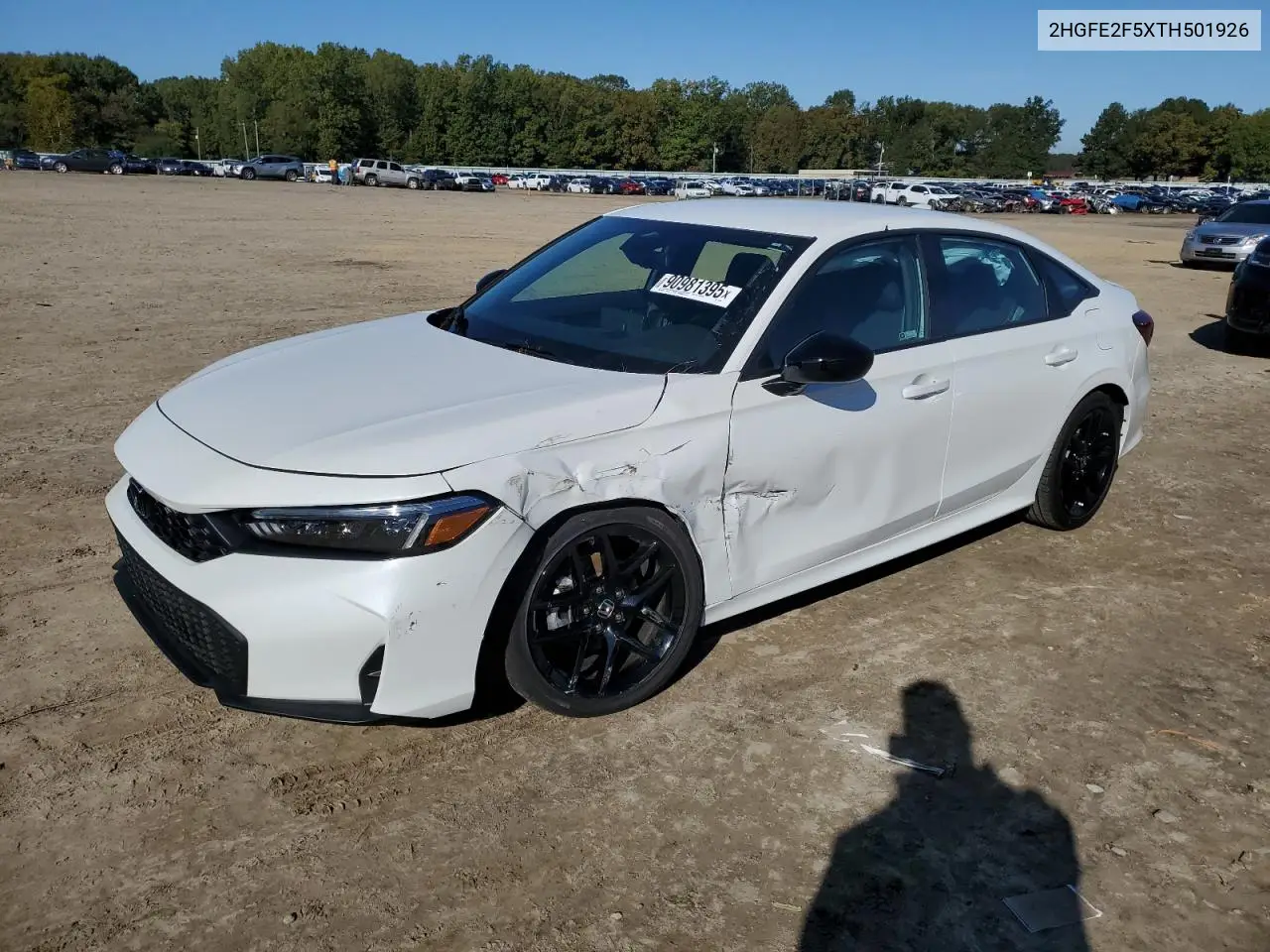 2HGFE2F5XTH501926 2026 Honda Civic Sport