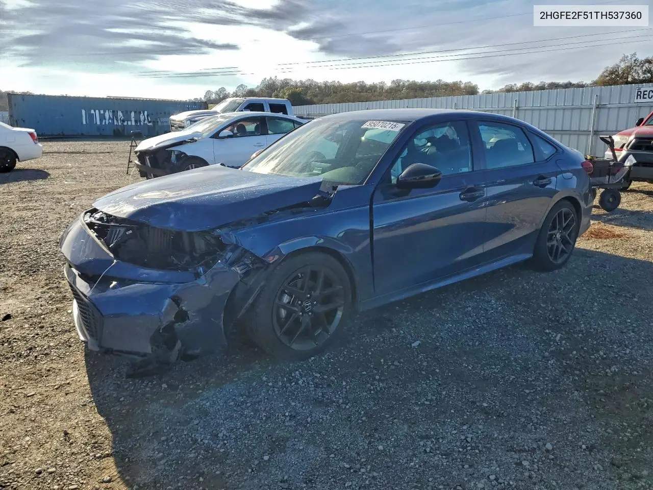 2HGFE2F51TH537360 2026 Honda Civic Sport