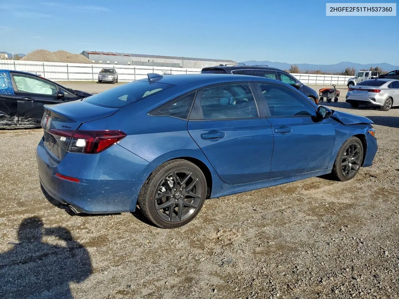 2HGFE2F51TH537360 2026 Honda Civic Sport