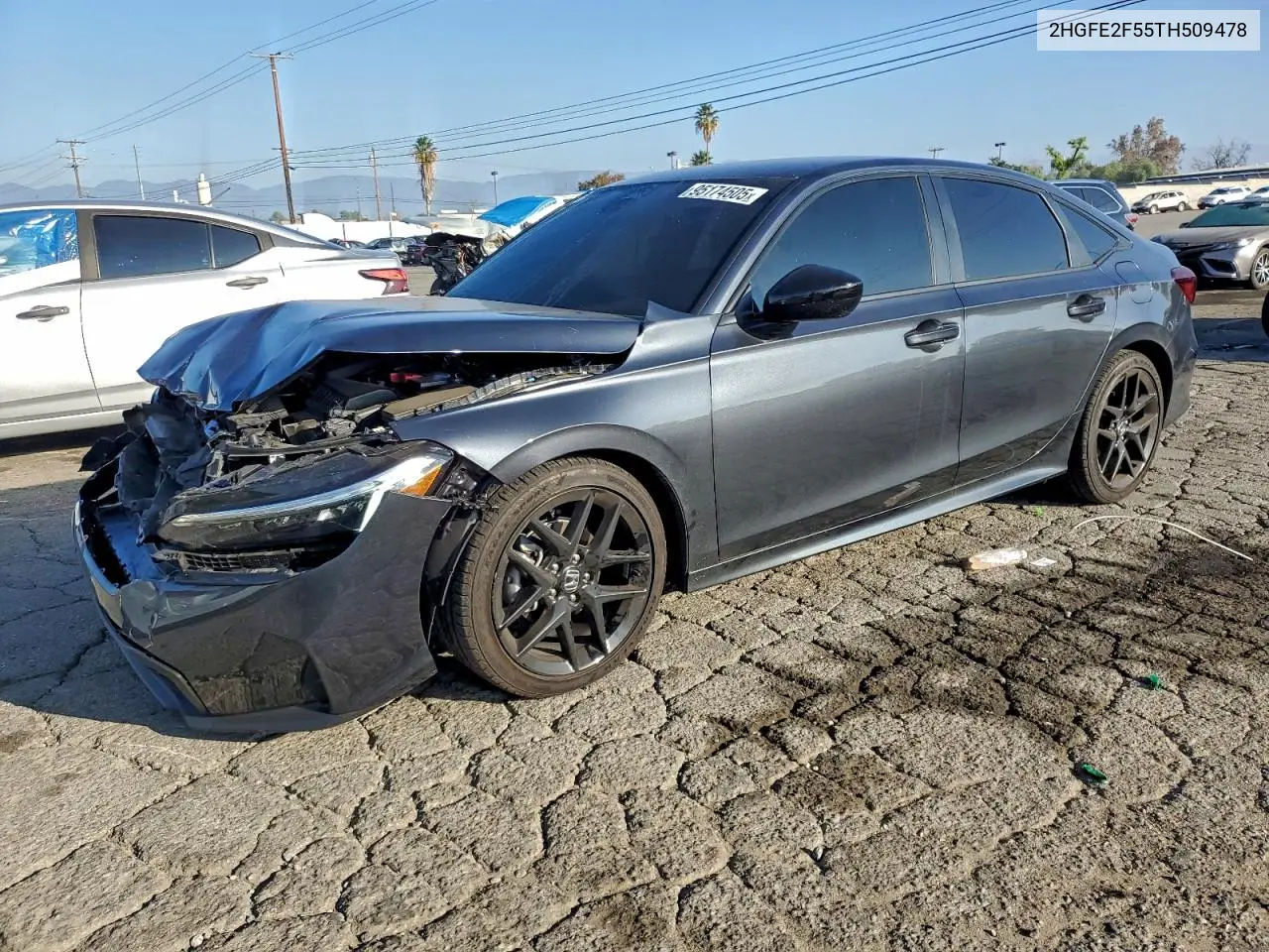 2HGFE2F55TH509478 2026 Honda Civic Sport
