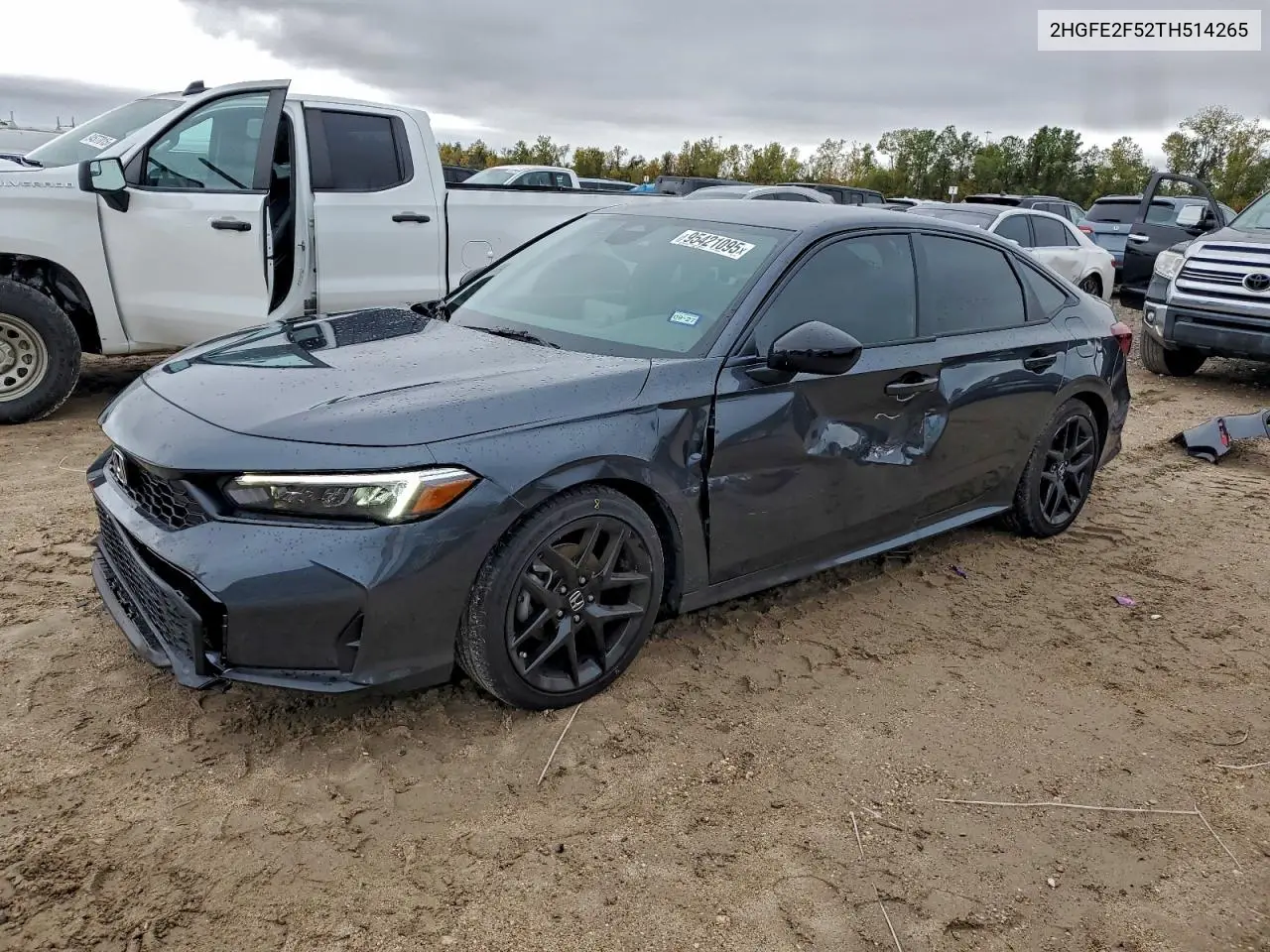 2HGFE2F52TH514265 2026 Honda Civic Sport