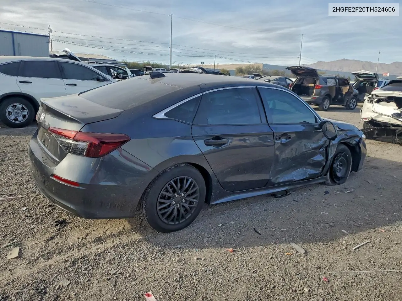 2HGFE2F20TH524606 2026 Honda Civic Lx