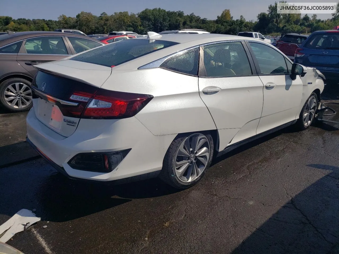 JHMZC5F36JC005893 2018 Honda Clarity Touring