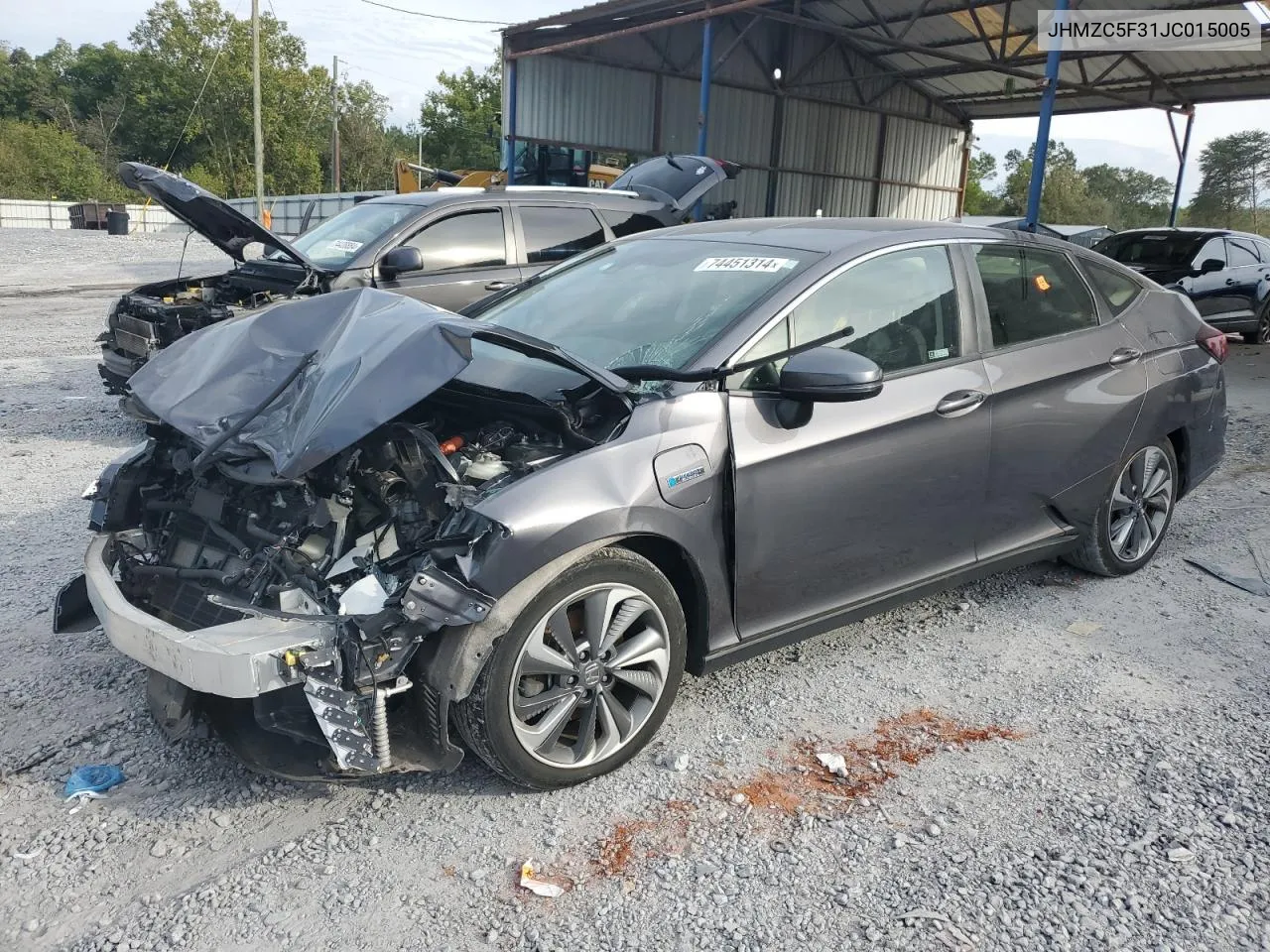 JHMZC5F31JC015005 2018 Honda Clarity Touring